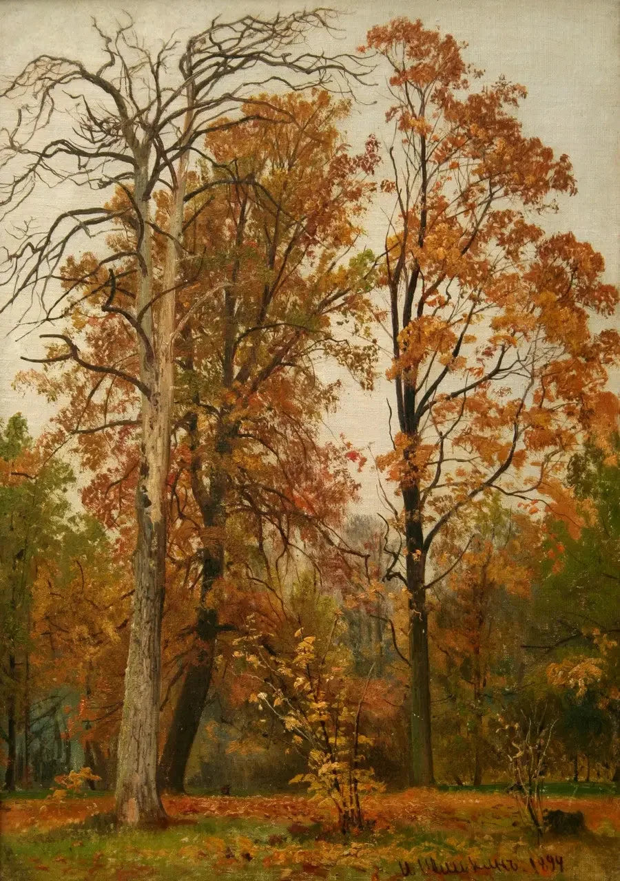 Automne - Ivan Chichkine image 1 reproduction artisanale de tableau