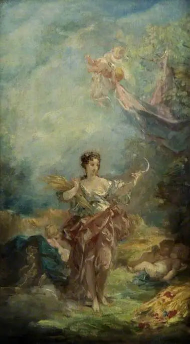 Automne - Jean-Honoré Fragonard image 1 copie peinte à la main à l’huile