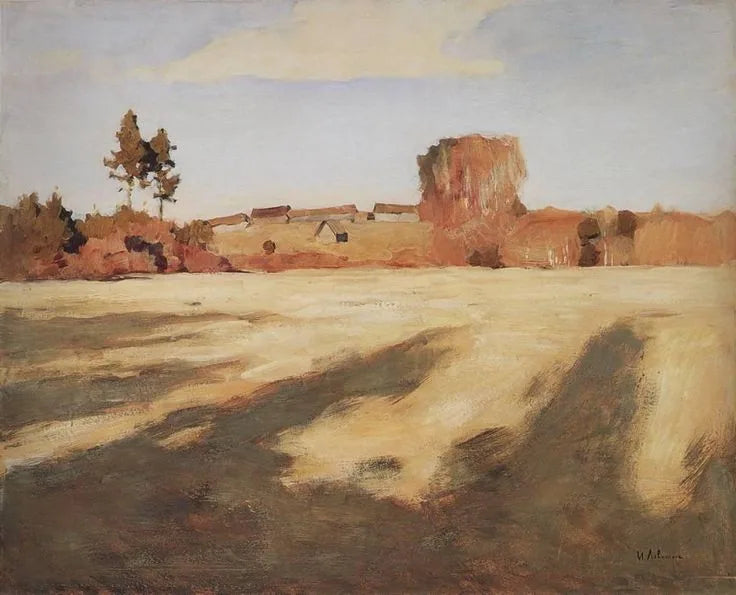 Automne. Journée ensoleillée - Isaac Levitan image 1 reproduction de peinture à l’huile