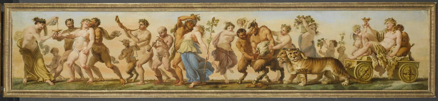 L'Automne (salon des saisons), procession avec char tiré par des tigres - Pierre-Paul Prud'hon