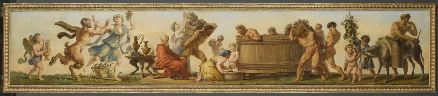 L'Automne (Salon des Saisons), Les Vendanges : le pressoir - Pierre-Paul Prud'hon