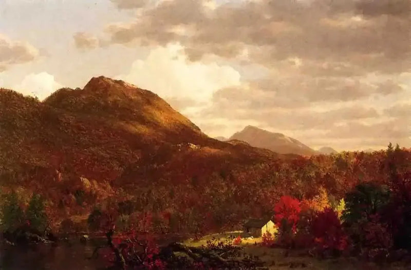 Automne sur l'Hudson - Frederic Edwin Church