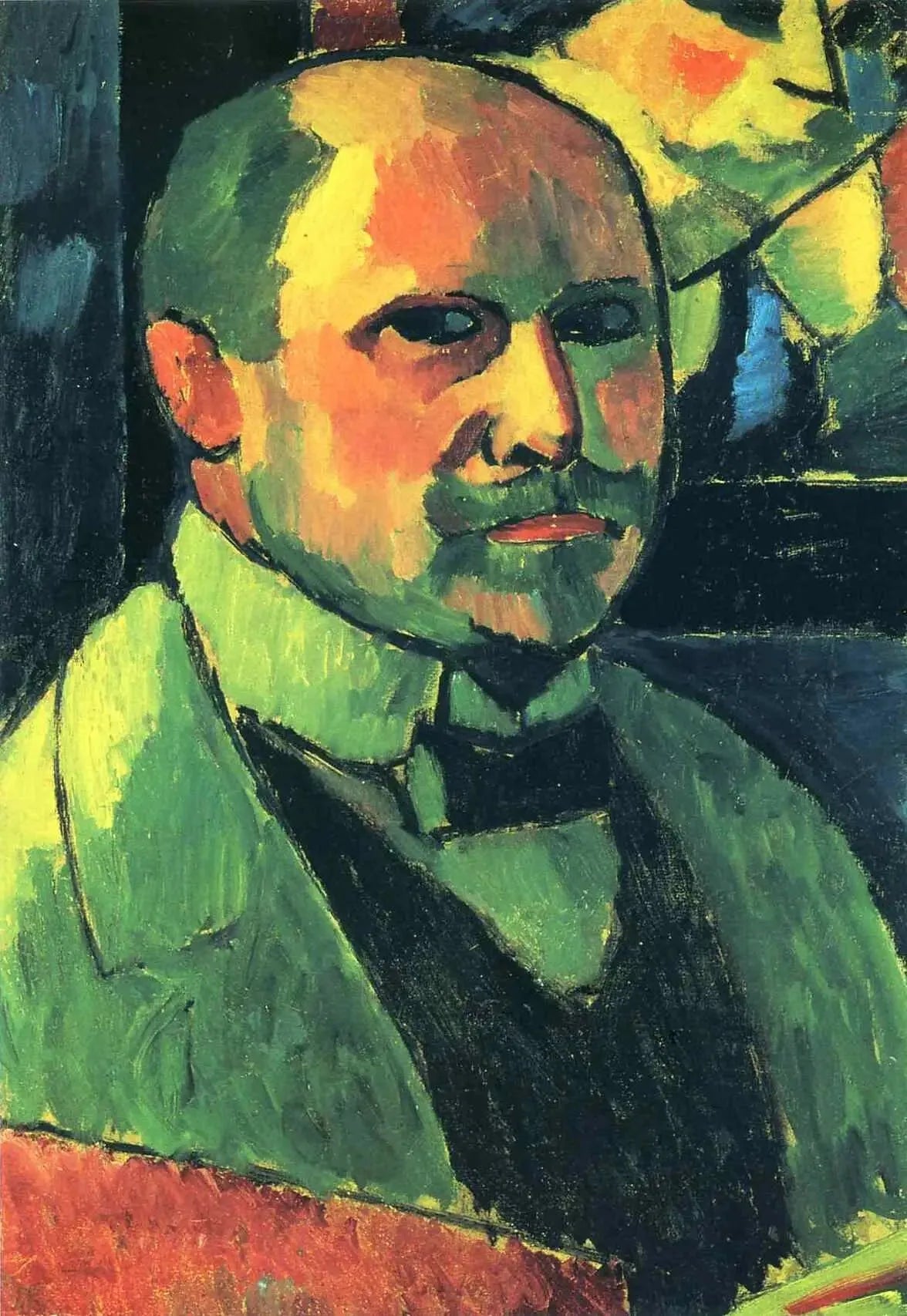 Autoportrait 1912 - Alexej von Jawlensky image 1 tableau peint à l’huile sur toile