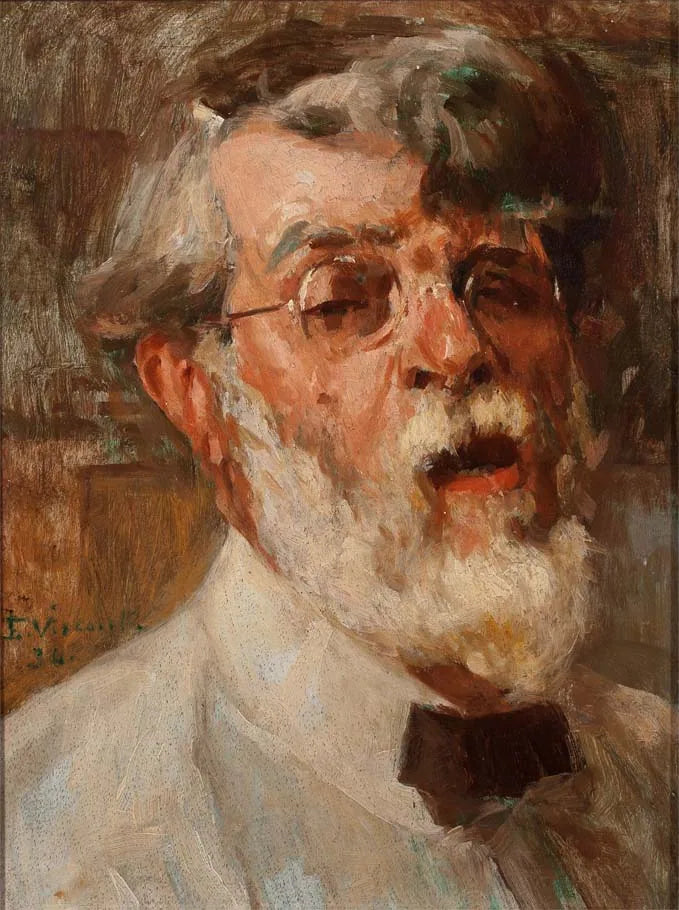 Autoportrait 1934 - Eliseu Visconti image 1 reproduction réalisée par Alpha Reproduction