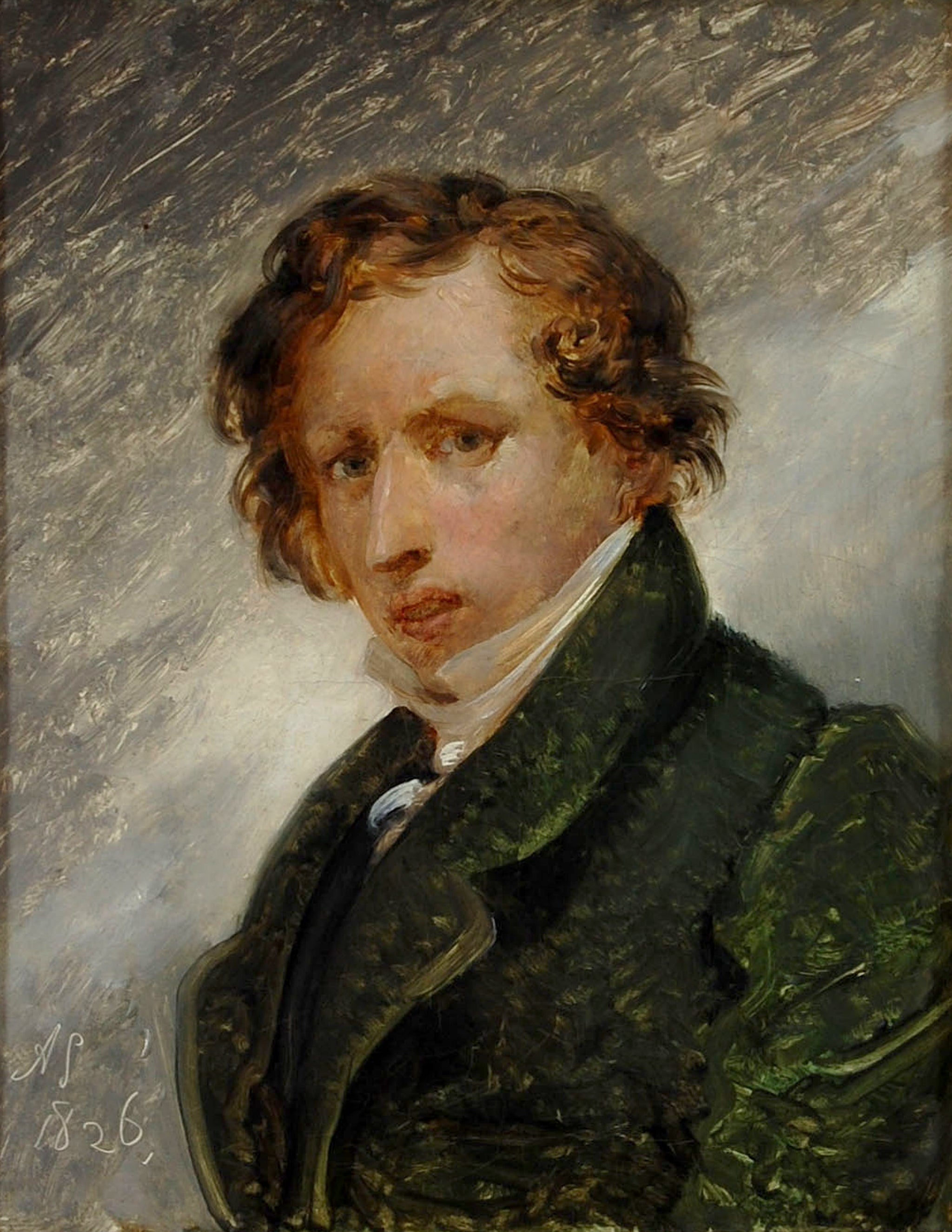 Autoportrait à 31 ans - Ary Scheffer image 1 copie de tableau peinte à la main