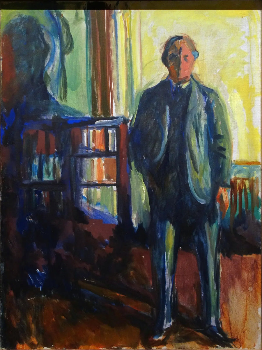 Autoportrait à la main dans la poche - Edvard Munch