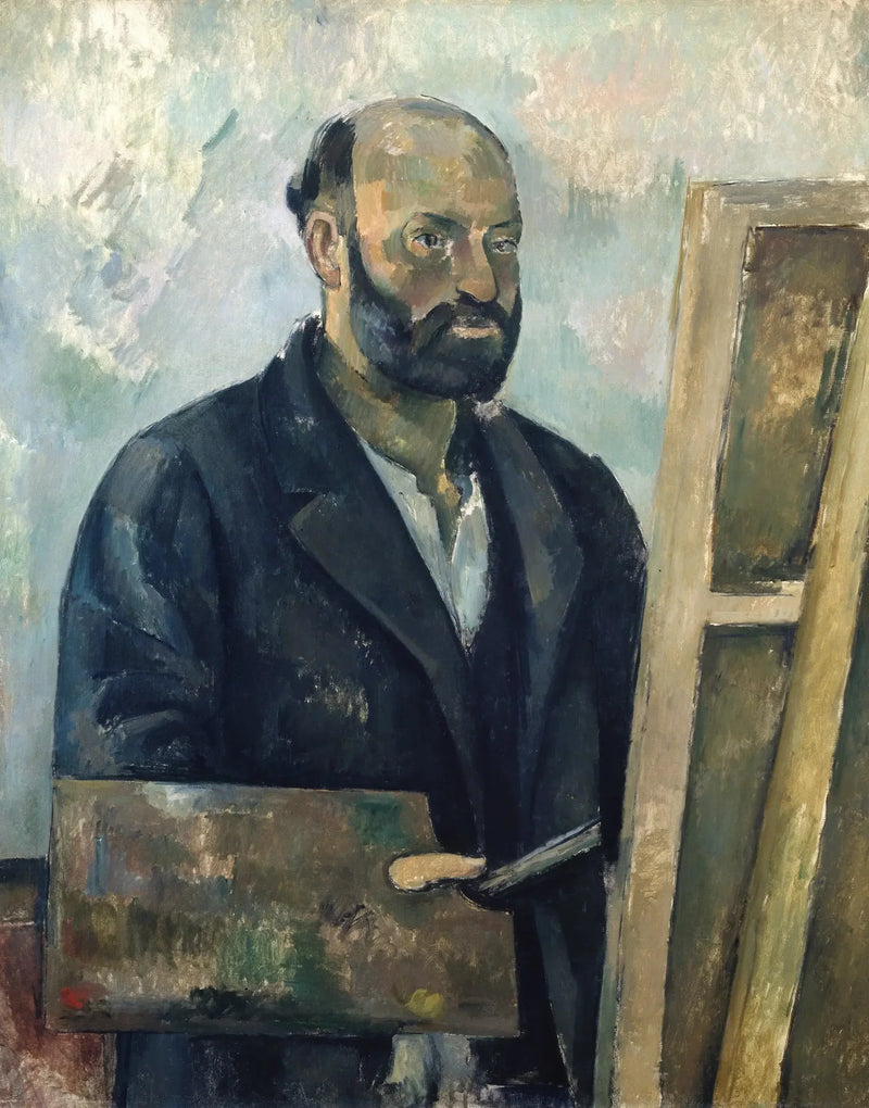 Autoportrait à la palette - Paul Cézanne