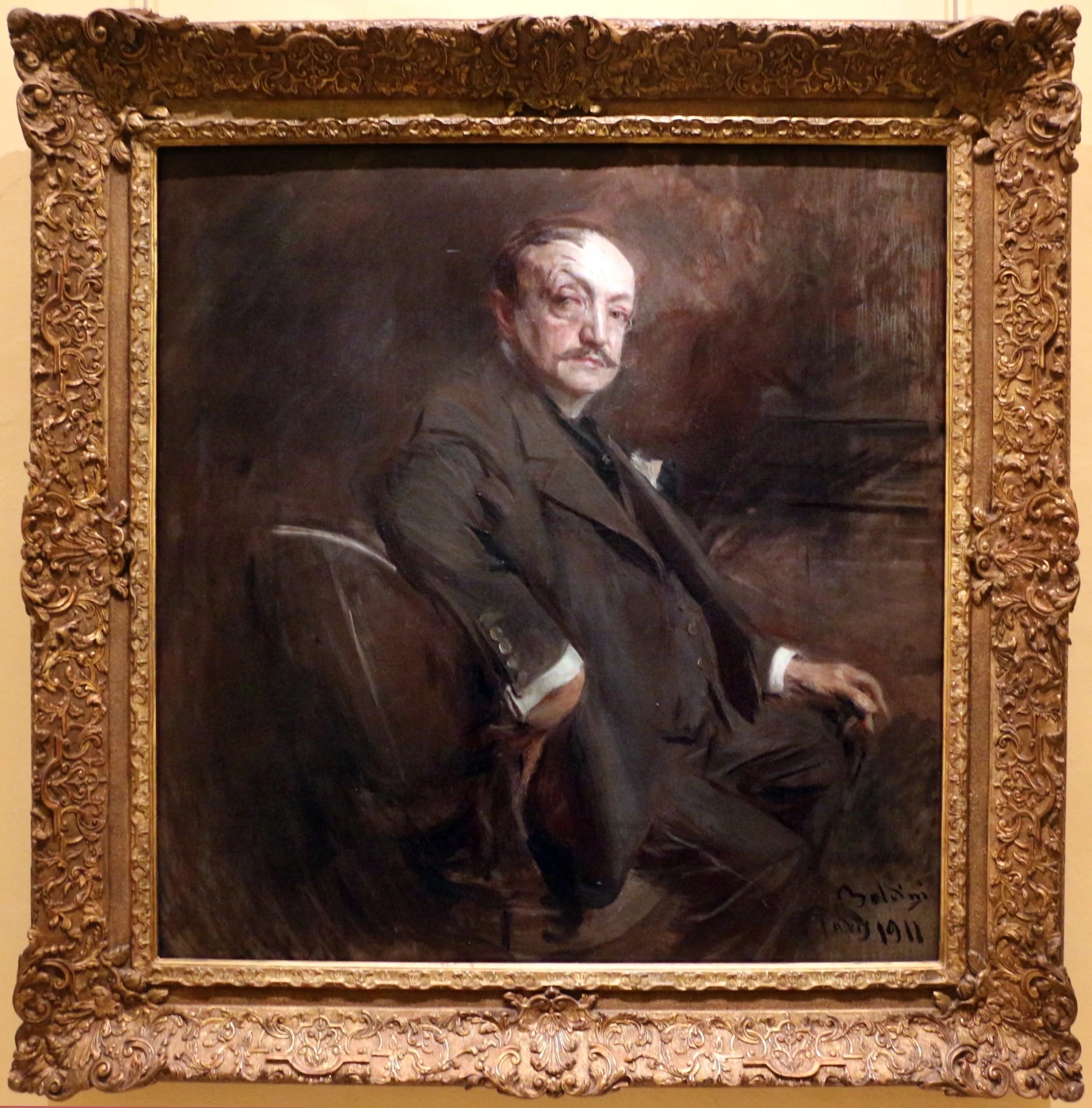 Autoportrait à soixante-neuf ans - Giovanni Boldini image 1 tableau peint à l’huile sur toile