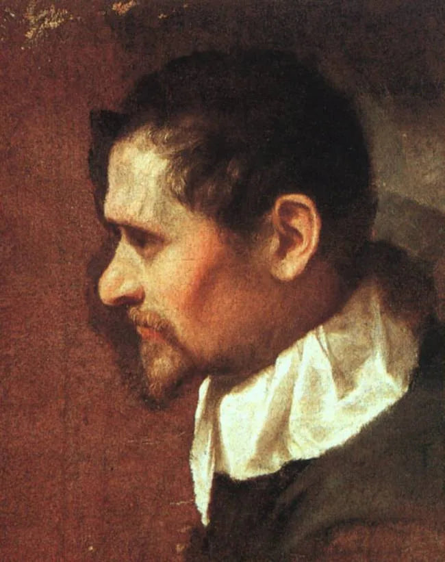 Autoportrait - Annibale Carracci image 1 reproduction artisanale de tableau