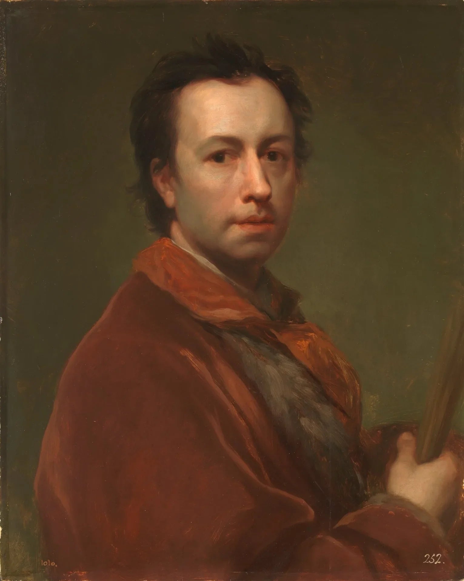 Autoportrait - Anton Raphael Mengs image 1 copie de tableau peinte à la main