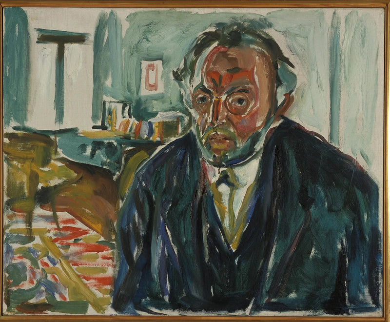 Autoportrait après la grippe espagnole - Edvard Munch