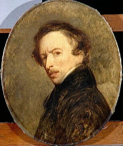 Autoportrait - Ary Scheffer image 1 copie de tableau peinte à la main