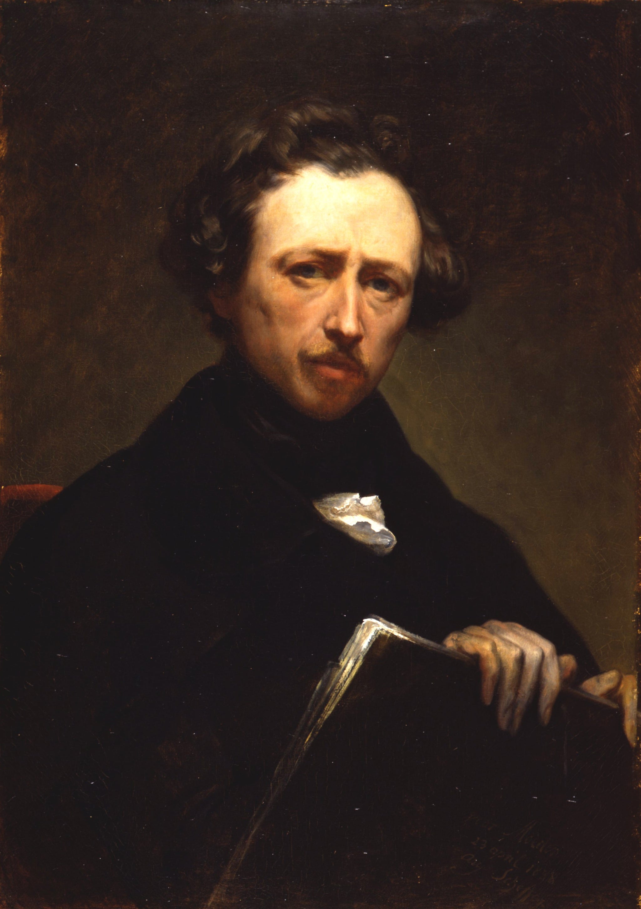 Autoportrait - Ary Scheffer image 1 reproduction de peinture à l’huile