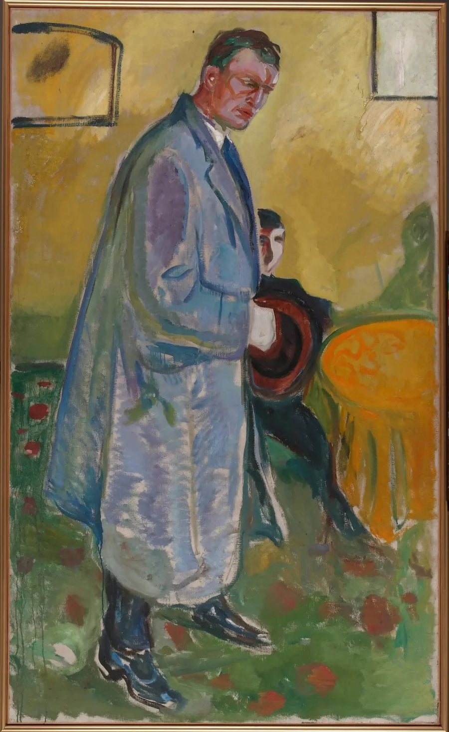 Autoportrait au chapeau et au pardessus - Edvard Munch
