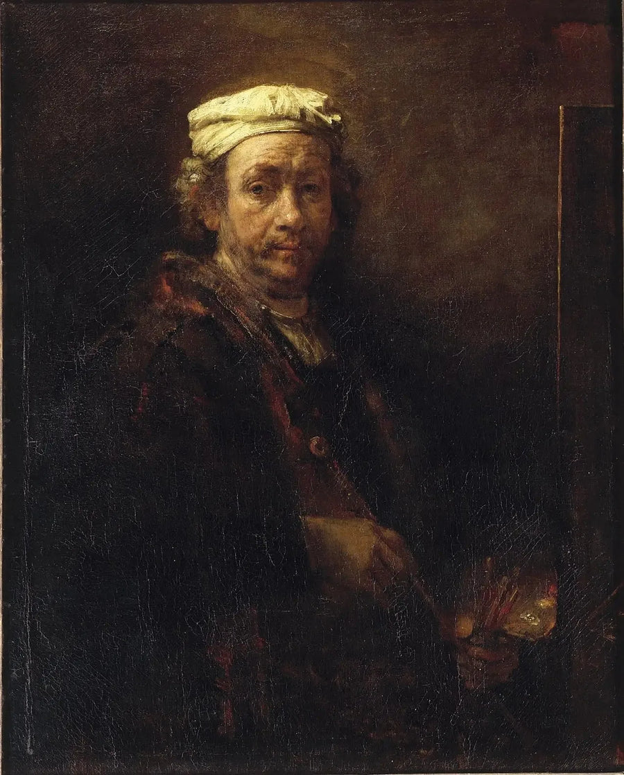 Autoportrait au chevalet - Rembrandt