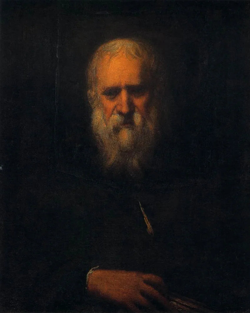 Autoportrait avec un livre - Jacopo Tintoretto