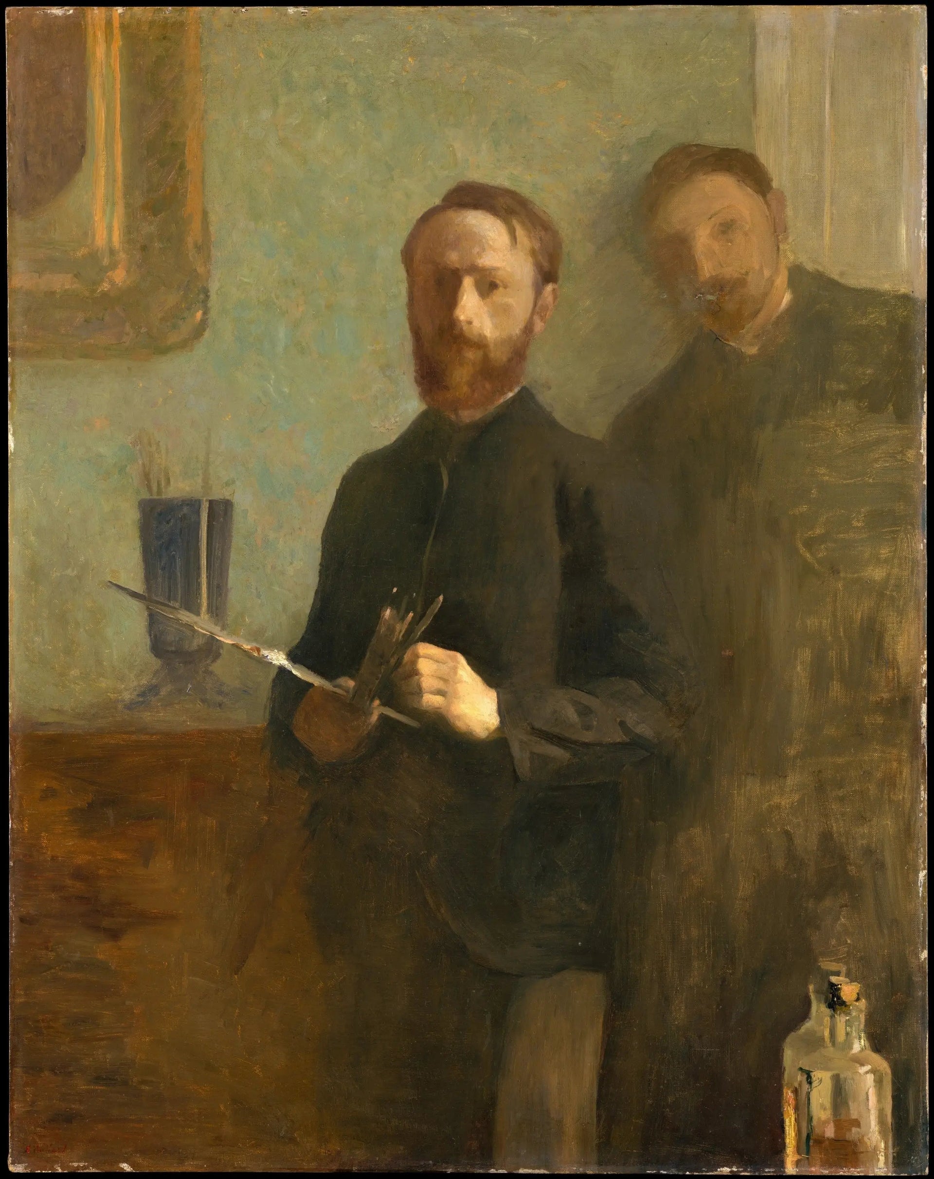 Autoportrait avec Waroquy - Édouard Vuillard image 1 reproduction artisanale de tableau