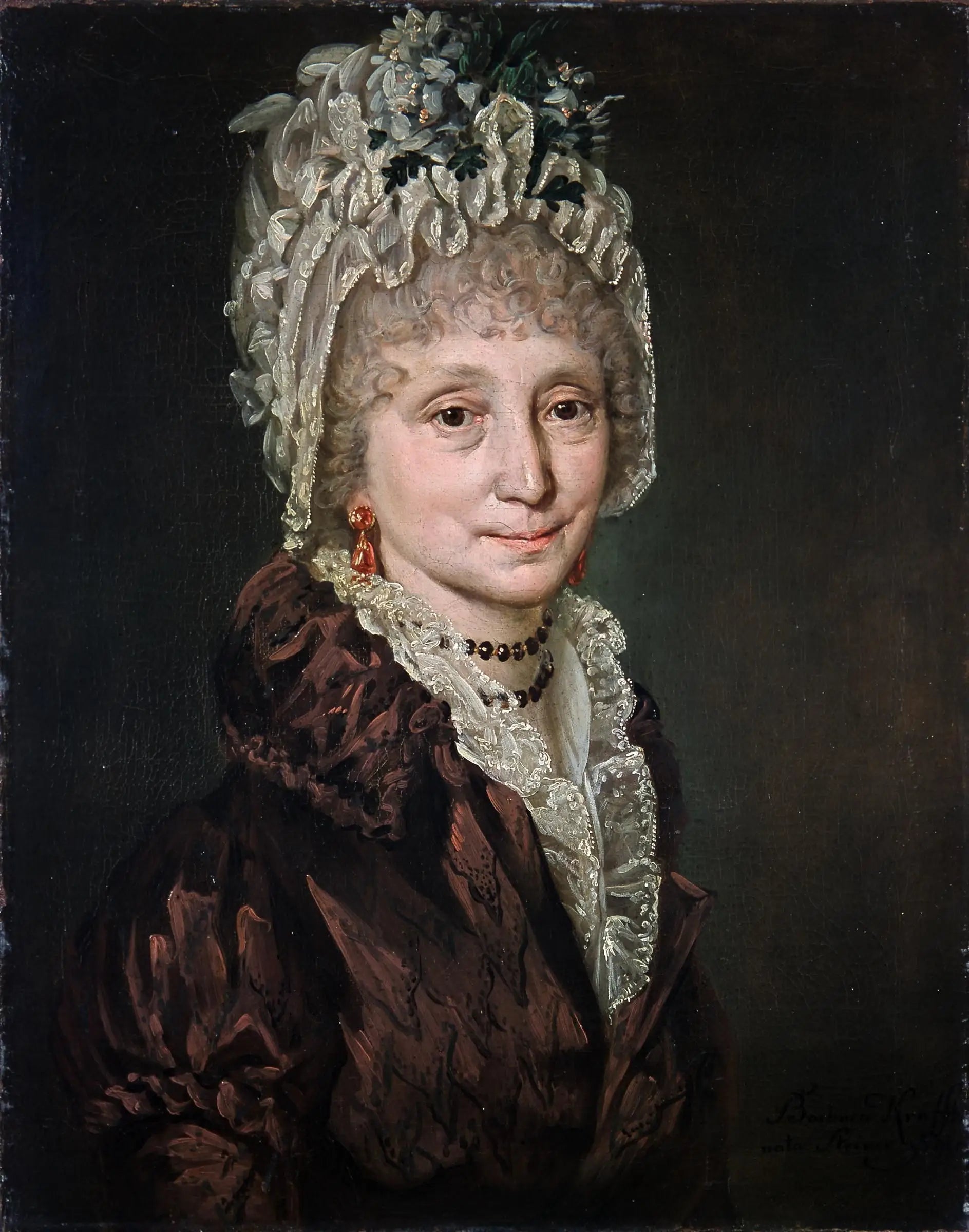 Autoportrait - Barbara Krafft image 1 reproduction d’œuvre d’art à l’huile
