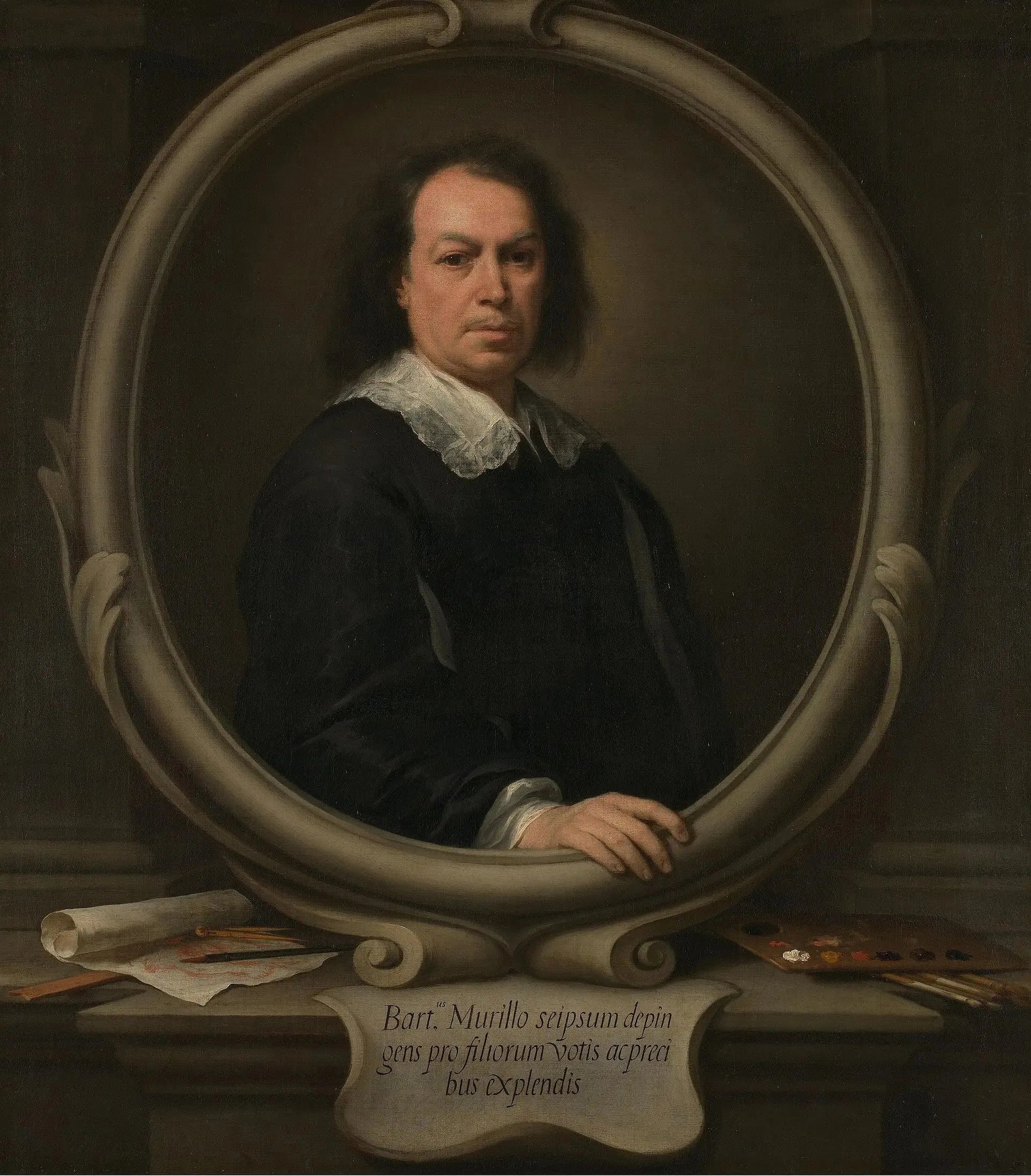 Autoportrait - Bartolomé Esteban Murillo image 1 copie de tableau peinte à la main