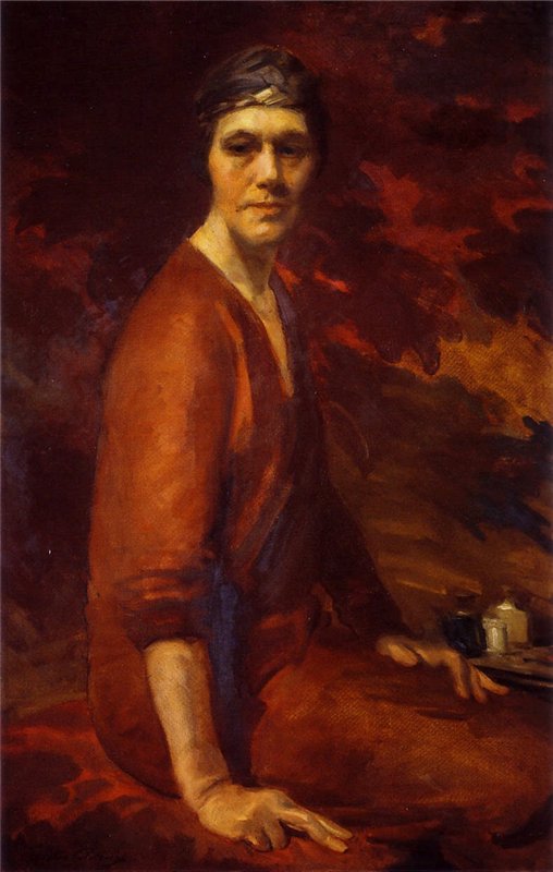 Autoportrait - Cecilia Beaux image 1 tableau peint à l’huile sur toile