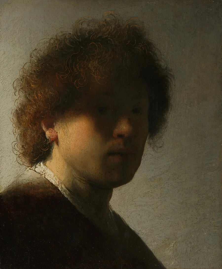 Autoportrait aux cheveux ébouriffés – Rembrandt