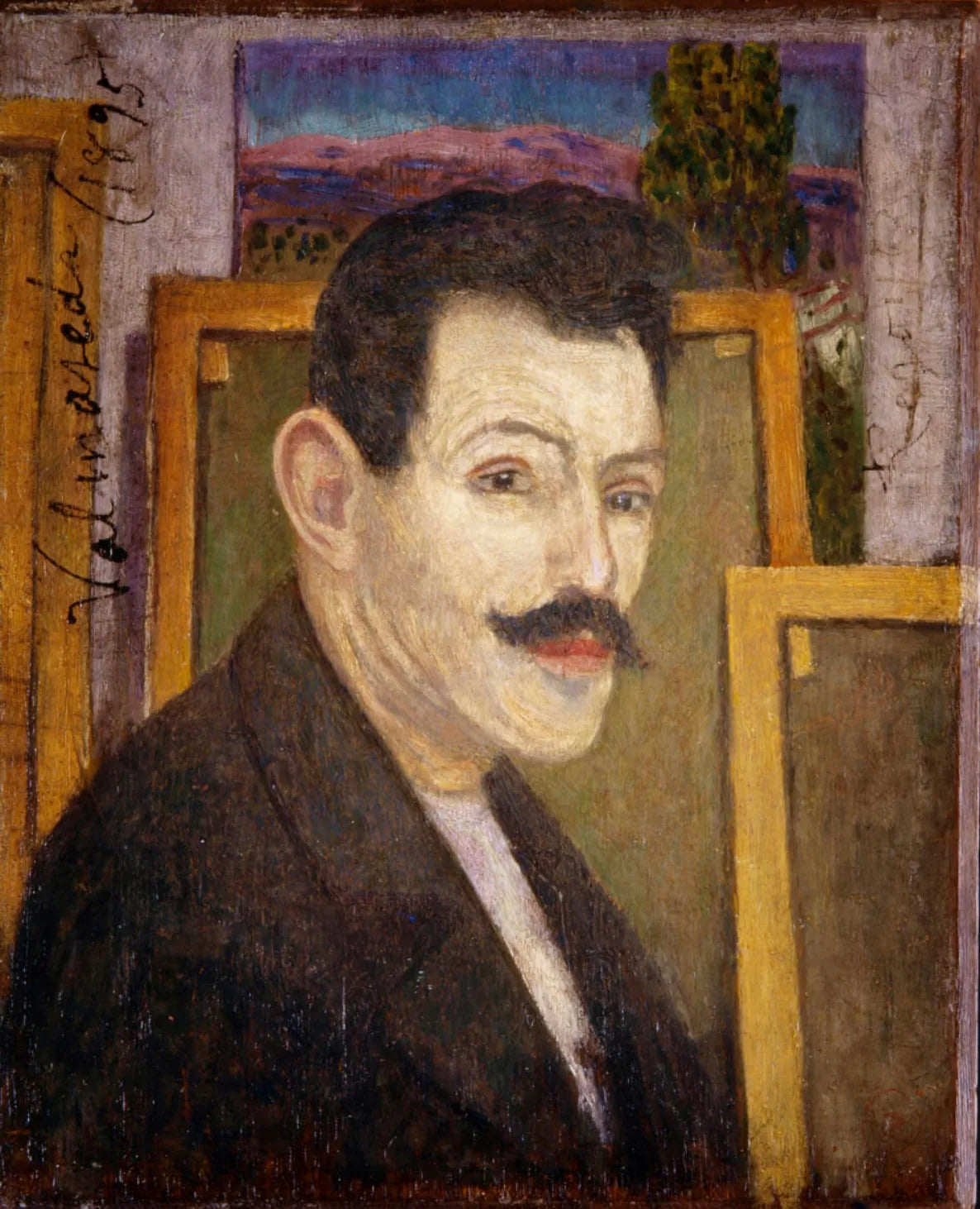 Autoportrait - Darío de Regoyos image 1 copie de tableau peinte à la main
