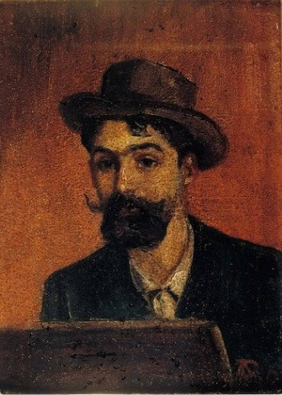 Autoportrait - Darío de Regoyos image 1 reproduction artisanale de tableau