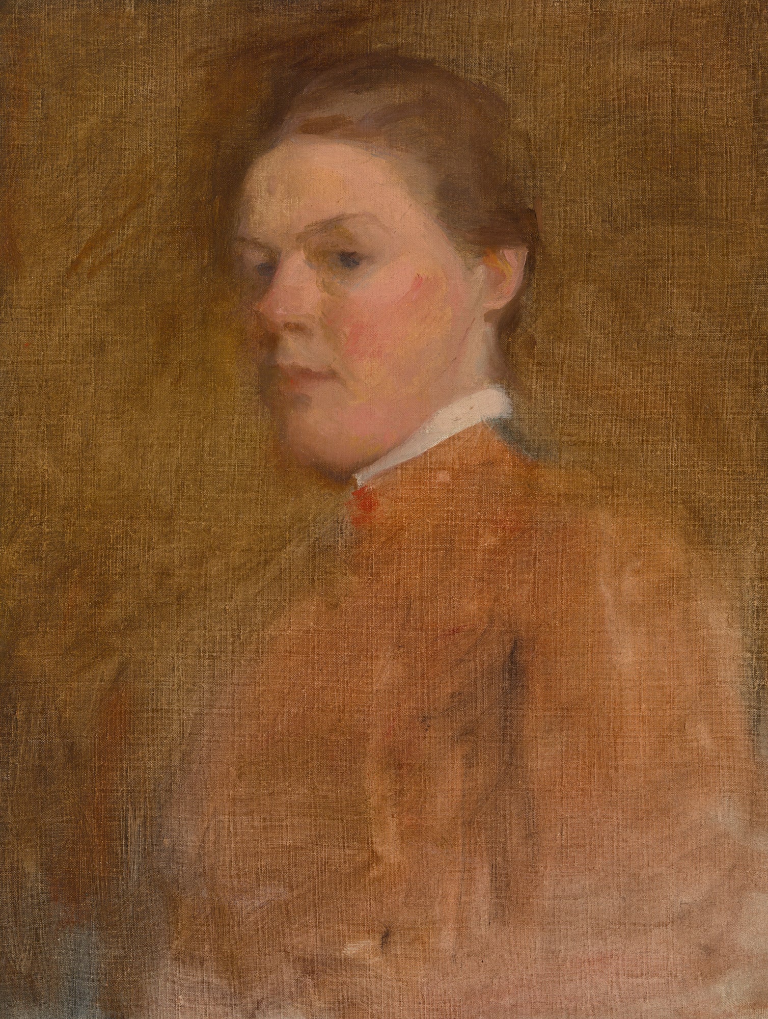 Autoportrait de Cécilia Beaux - Cecilia Beaux image 1 copie peinte à la main à l’huile