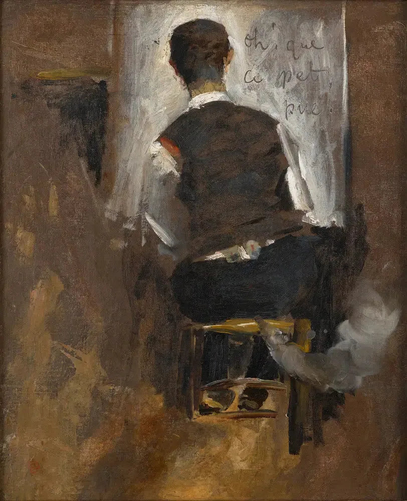 Autoportrait de deux - Henri de Toulouse-Lautrec