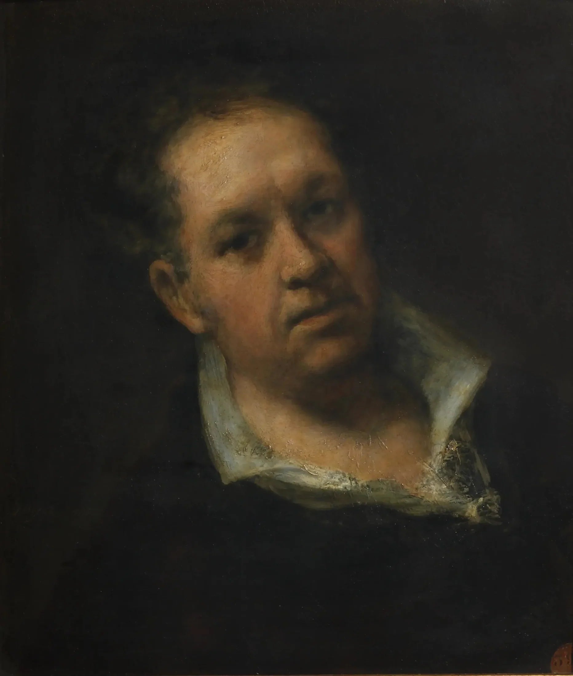 Autoportrait de Goya - Francisco de Goya image 1 copie de tableau peinte à la main
