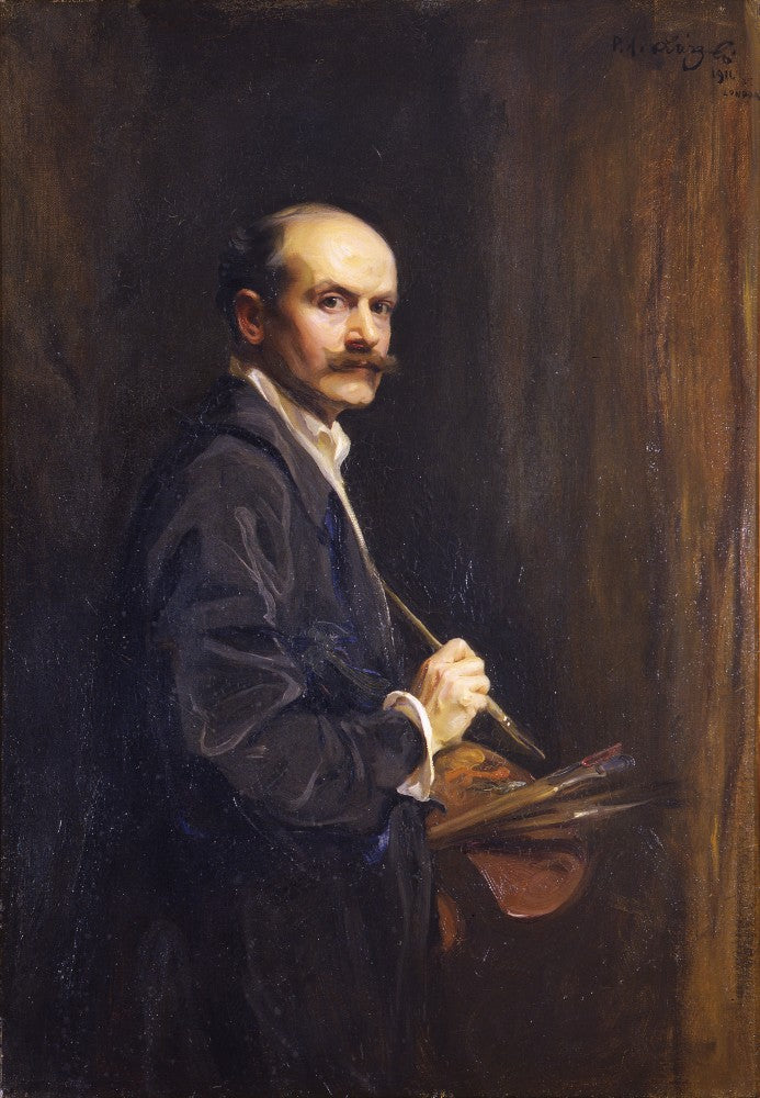 Autoportrait de Philippe Alexius László de Lombos - Philip de László image 1 copie de tableau peinte à la main