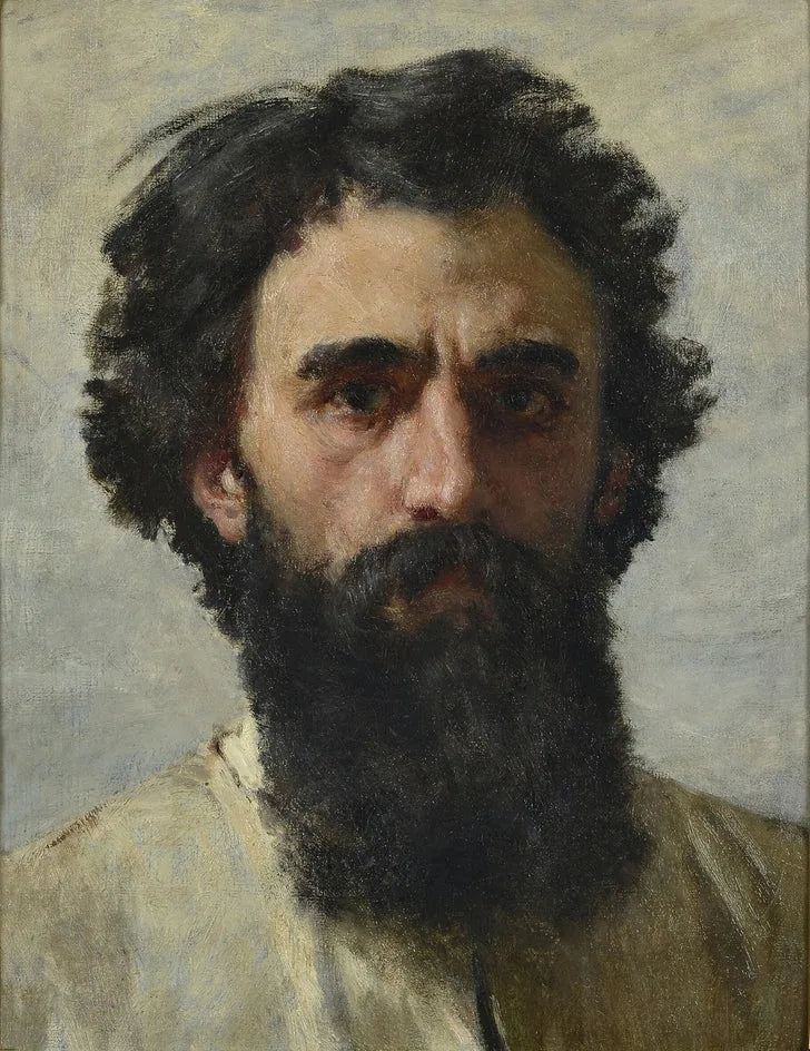 Autoportrait - Domenico Morelli image 1 reproduction artisanale de tableau