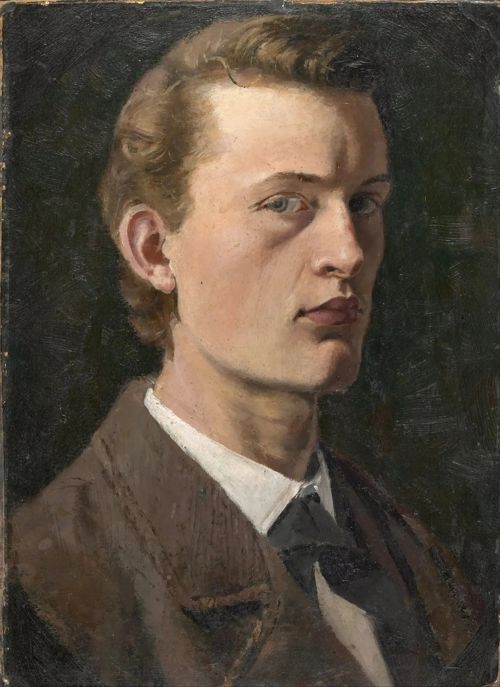 Autoportrait - Edvard Munch image 1 reproduction artisanale de tableau