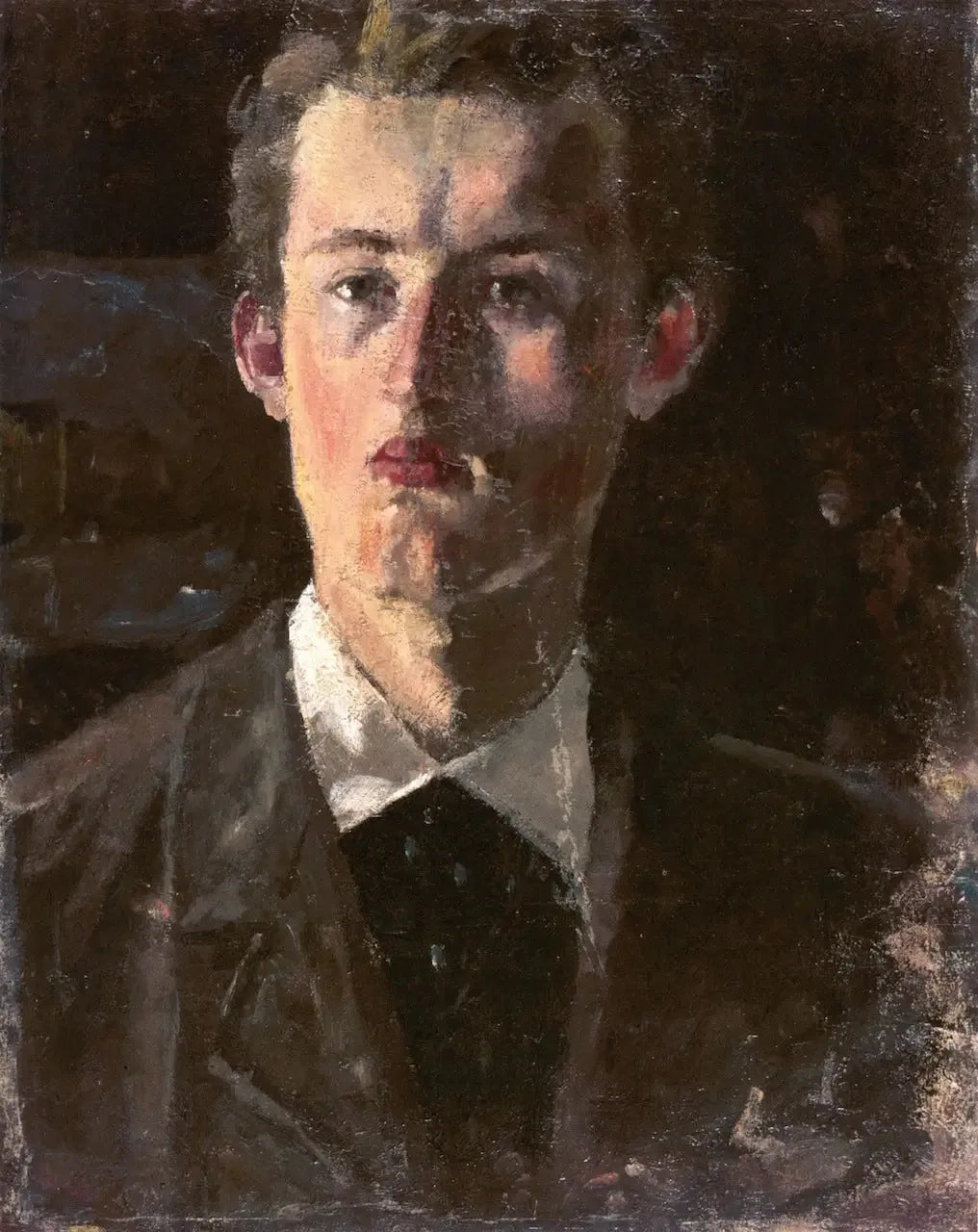 Autoportrait - Edvard Munch image 1 tableau peint à l’huile sur toile