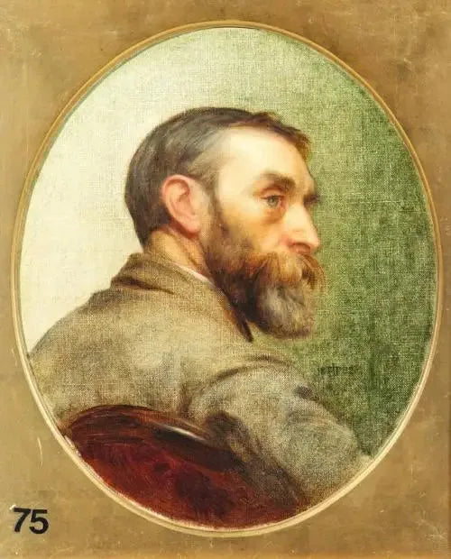 Autoportrait - Edward Poynter image 1 copie peinte à la main à l’huile