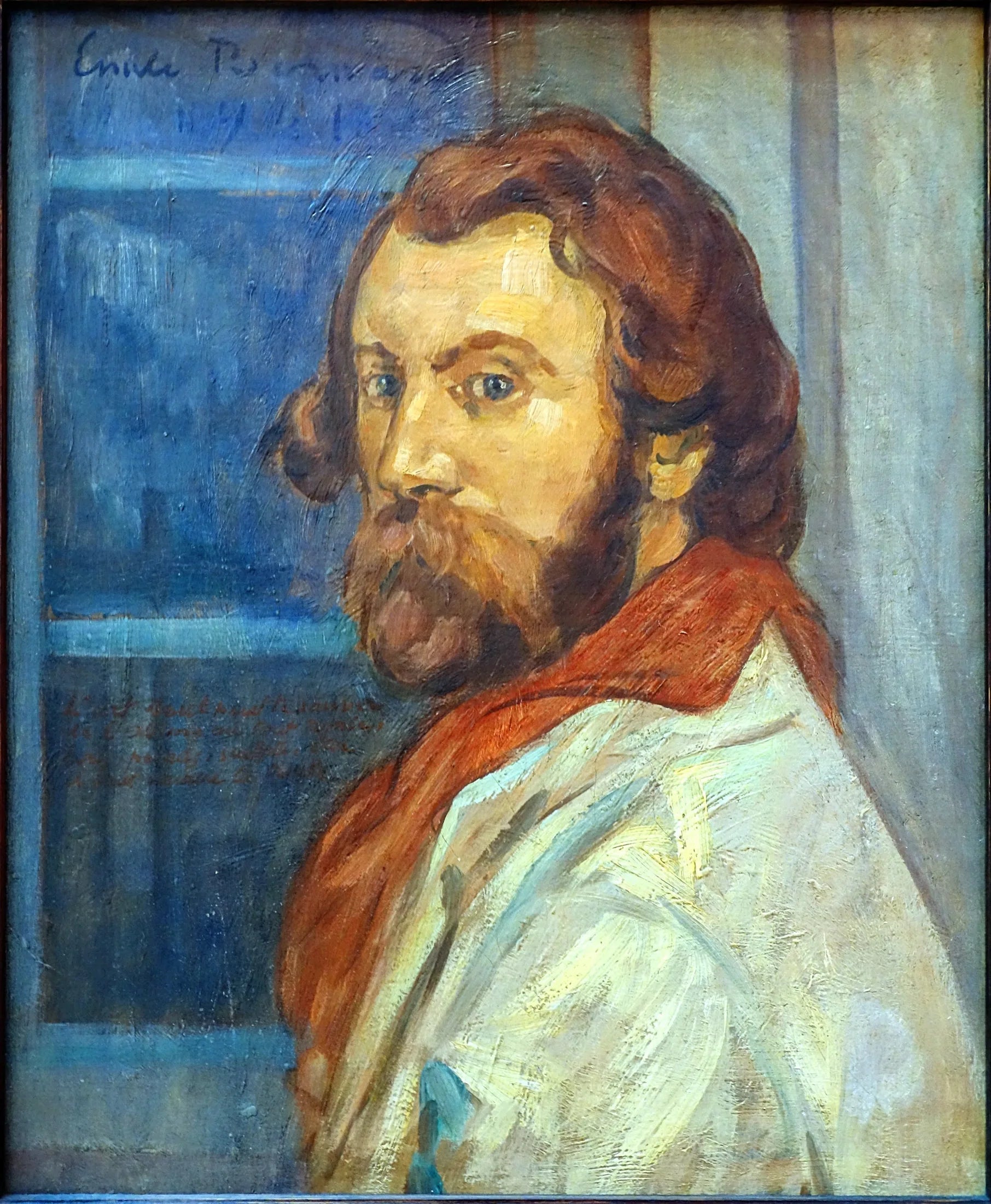 Autoportrait - Émile Bernard image 1 copie de tableau peinte à la main