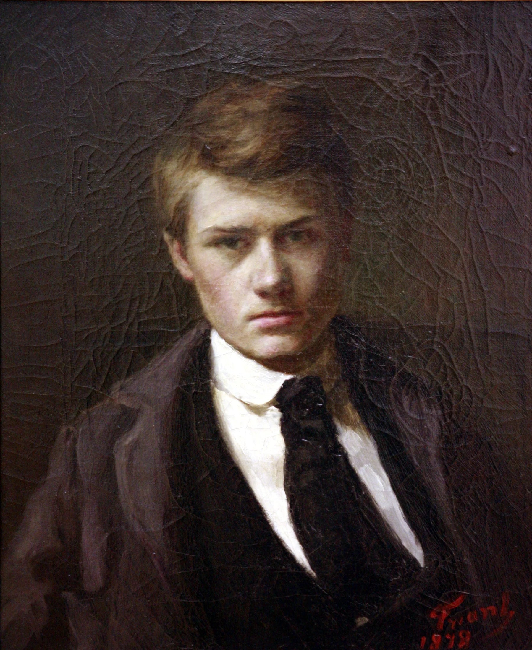 Autoportrait - Émile Friant image 1 copie peinte à la main à l’huile
