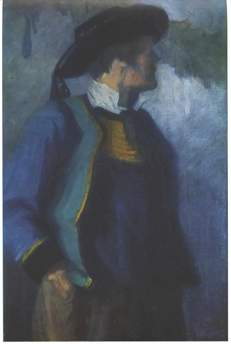 Autoportrait en costume breton - Franz Marc