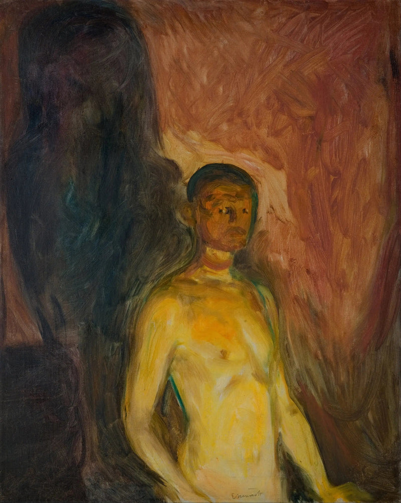 Autoportrait en enfer - Edvard Munch