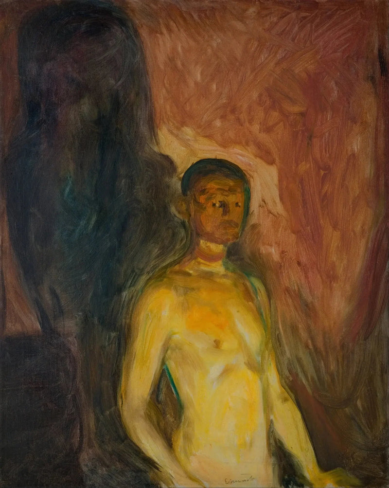 Autoportrait en enfer - Edvard Munch
