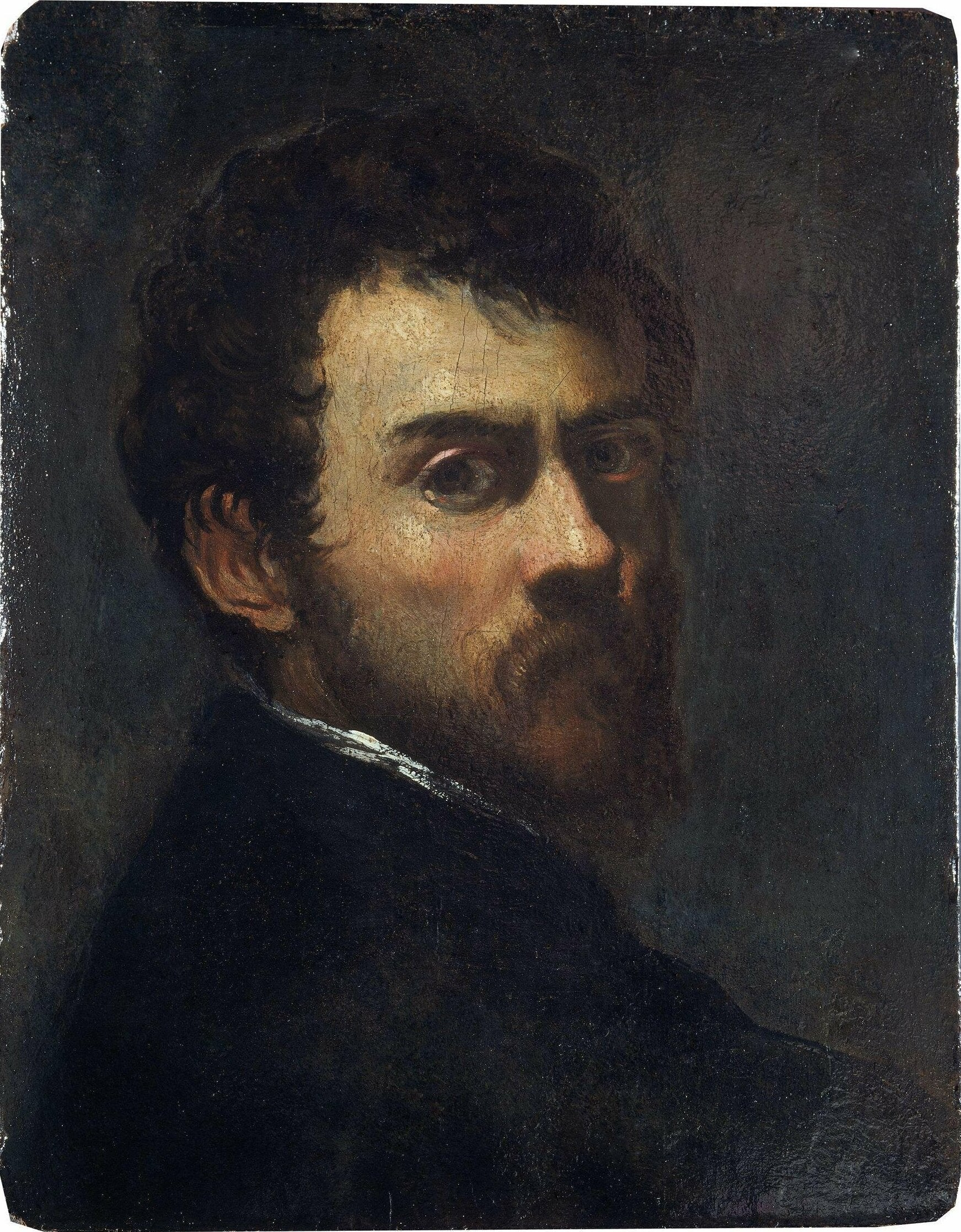 Autoportrait en jeune homme - Jacopo Tintoretto image 1 reproduction artisanale de tableau