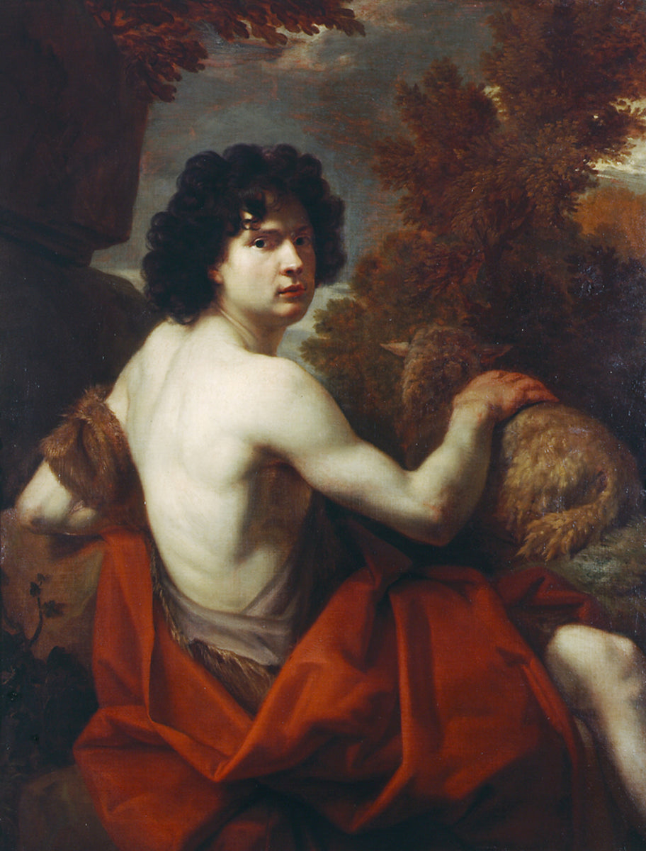 Autoportrait en saint Jean - Nicolas de Largillière image 1 copie de tableau peinte à la main