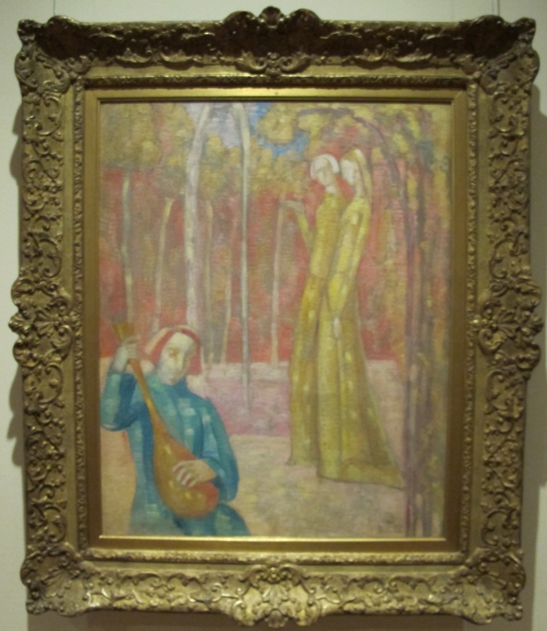 Autoportrait en troubadour - Émile Bernard image 1 reproduction réalisée par Alpha Reproduction