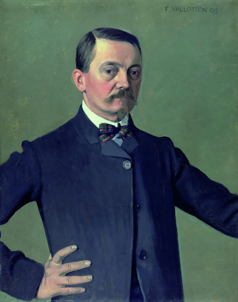 Autoportrait - Félix Vallotton image 1 copie peinte à la main à l’huile