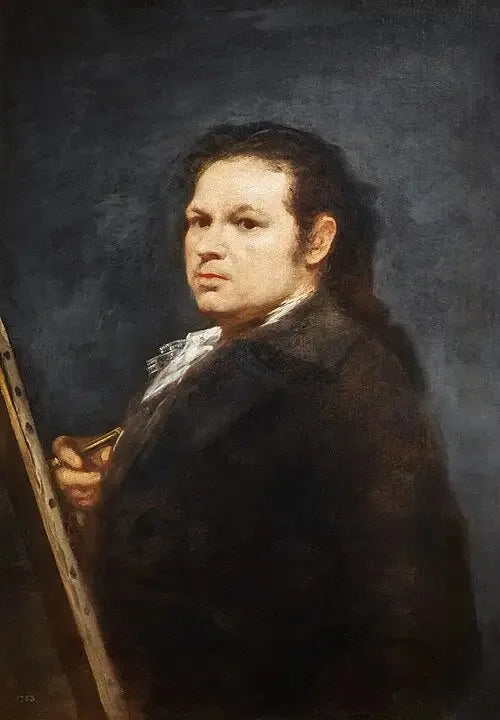 Autoportrait - Francisco de Goya image 1 reproduction artisanale de tableau