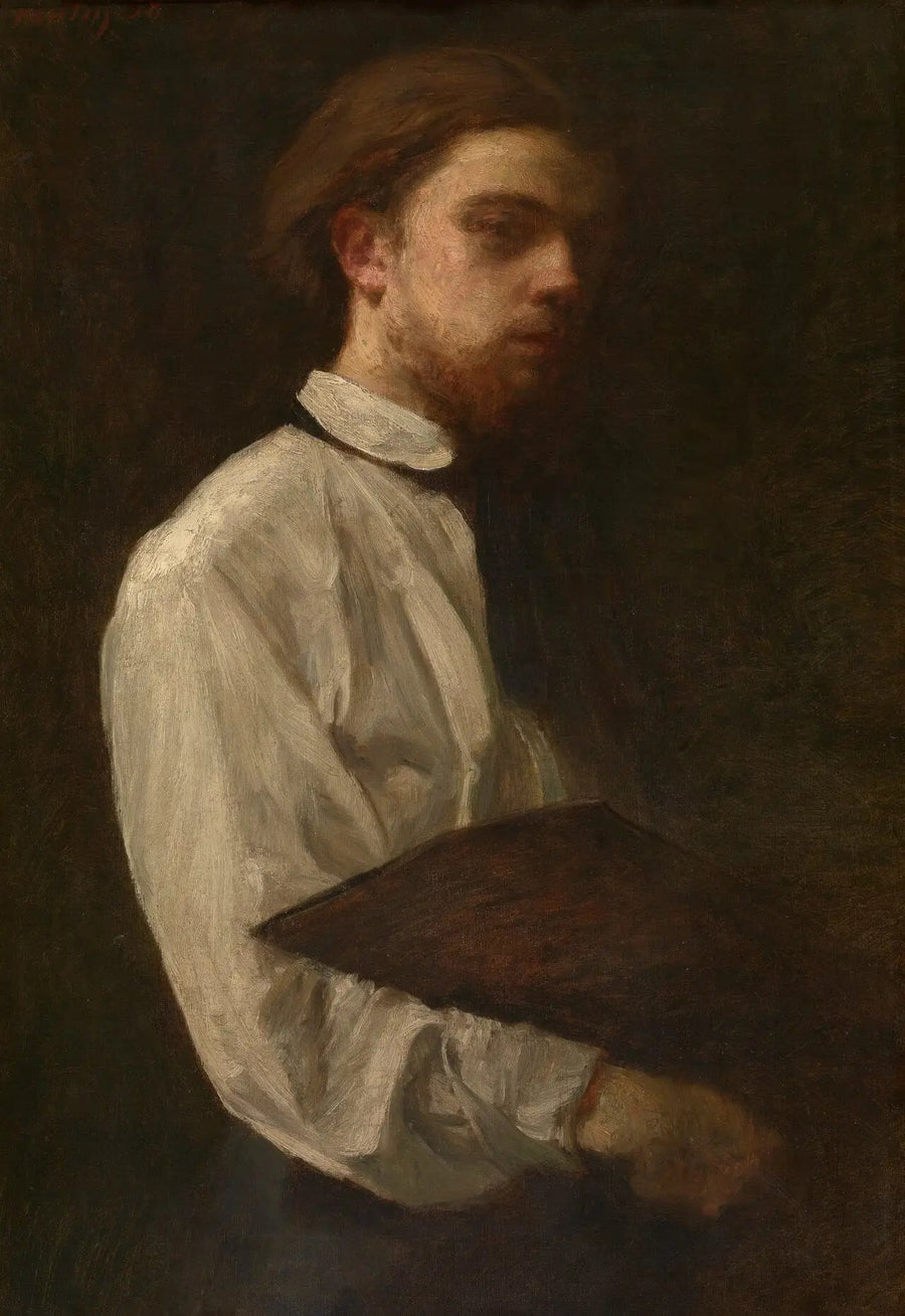 Autoportrait - Henri Fantin-Latour image 1 reproduction d’œuvre d’art à l’huile