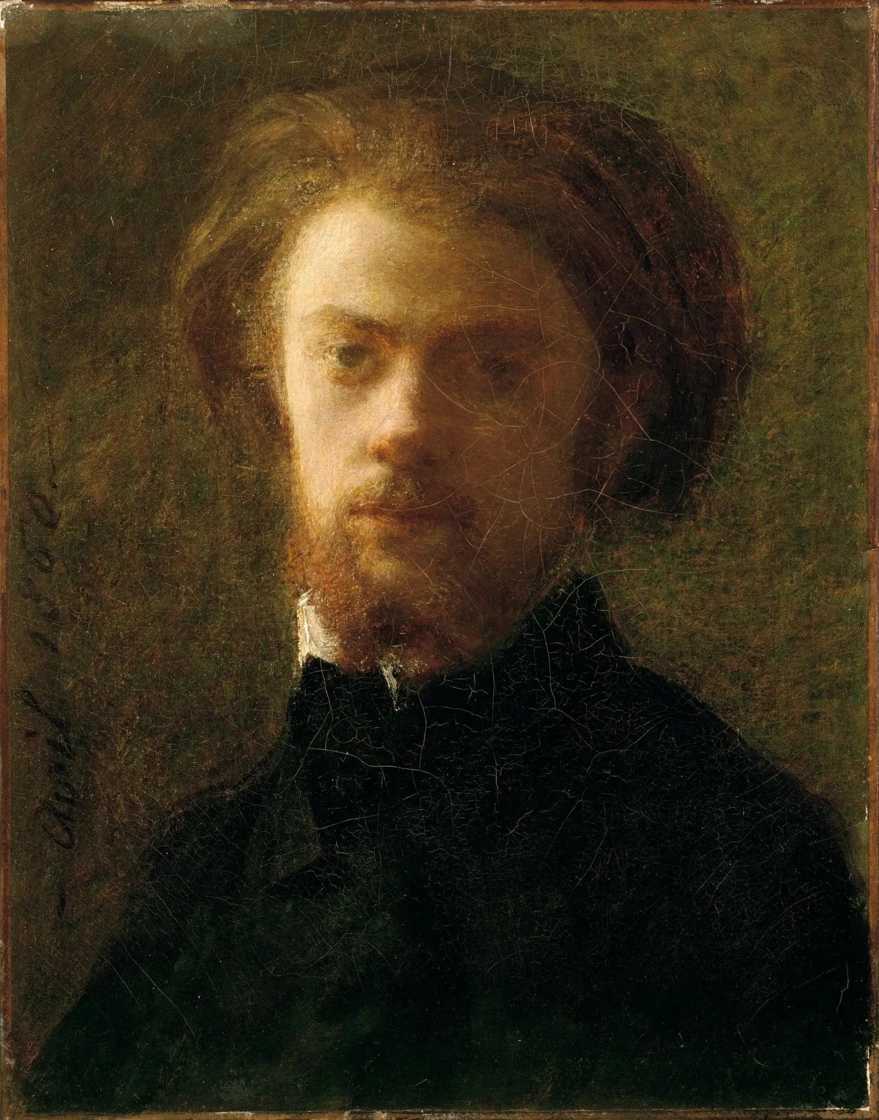 Autoportrait - Henri Fantin-Latour image 1 reproduction de peinture à l’huile