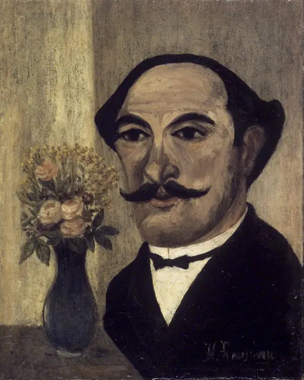 Autoportrait - Henri Rousseau image 1 copie peinte à la main à l’huile
