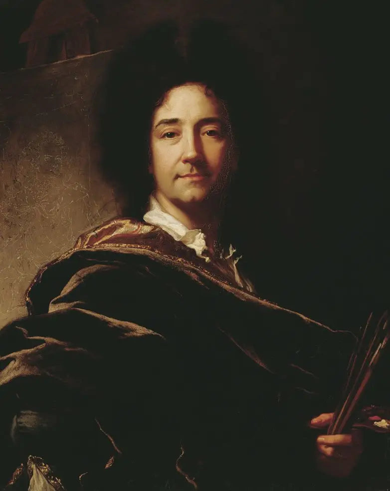 Autoportrait - Hyacinthe Rigaud image 1 reproduction d’œuvre d’art à l’huile