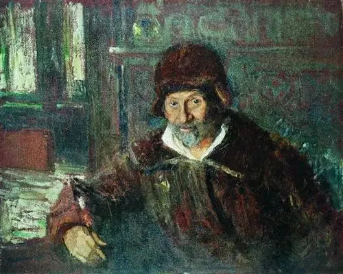 Autoportrait - Ilya Repin image 1 reproduction artisanale de tableau